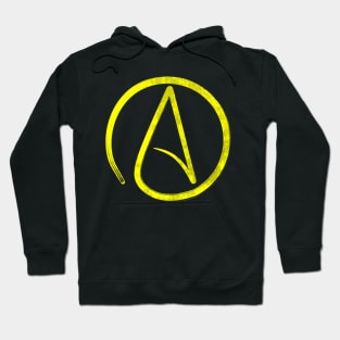 Atheism Sign distressed Hoodie